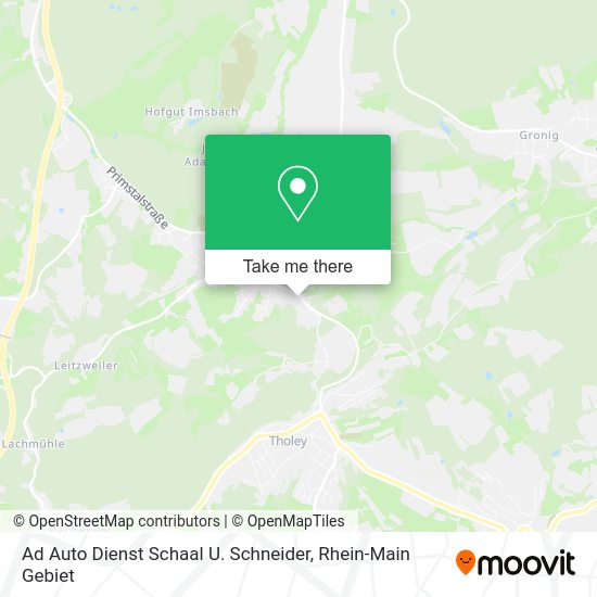 Карта Ad Auto Dienst Schaal U. Schneider