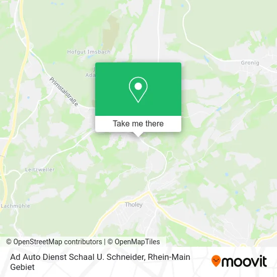 Карта Ad Auto Dienst Schaal U. Schneider