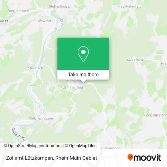 Карта Zollamt Lützkampen