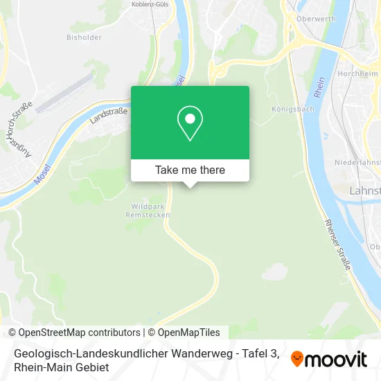 Карта Geologisch-Landeskundlicher Wanderweg - Tafel 3