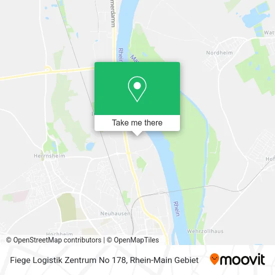 Карта Fiege Logistik Zentrum No 178