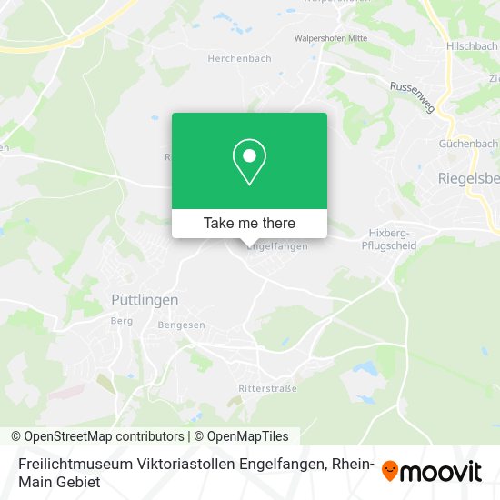 Карта Freilichtmuseum Viktoriastollen Engelfangen