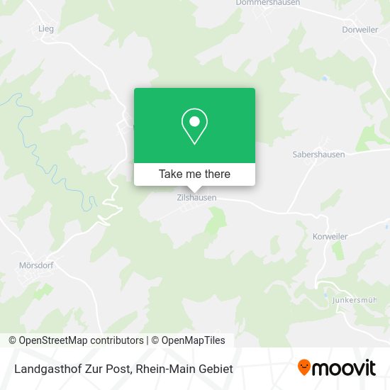 Карта Landgasthof Zur Post