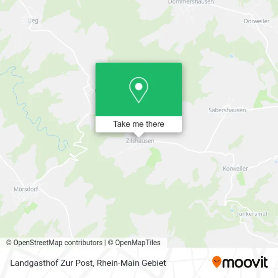 Карта Landgasthof Zur Post