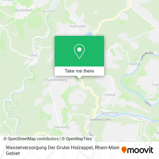 Карта Wasserversorgung Der Grube Holzappel