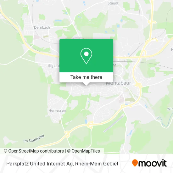 Карта Parkplatz United Internet Ag