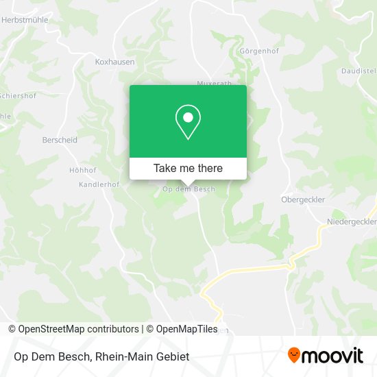 Карта Op Dem Besch