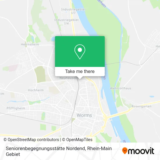 Карта Seniorenbegegnungsstätte Nordend