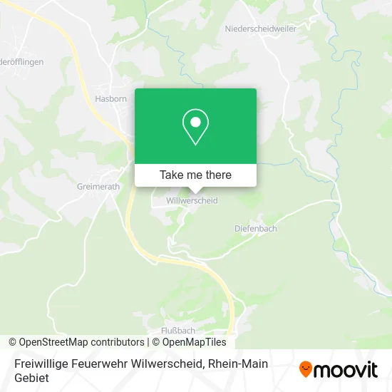 Карта Freiwillige Feuerwehr Wilwerscheid