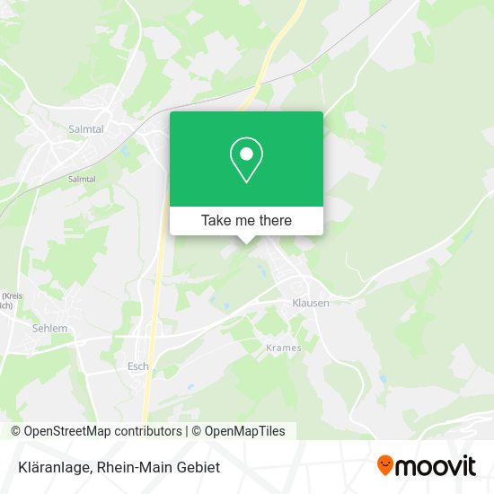 Карта Kläranlage