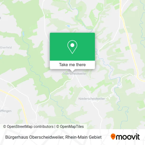 Карта Bürgerhaus Oberscheidweiler