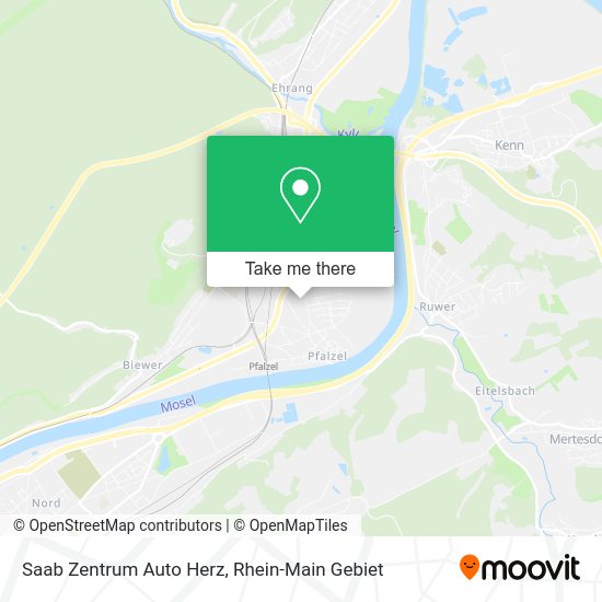 Карта Saab Zentrum Auto Herz