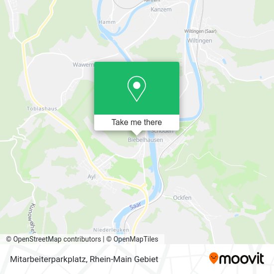 Карта Mitarbeiterparkplatz