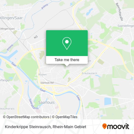 Карта Kinderkrippe Steinrausch