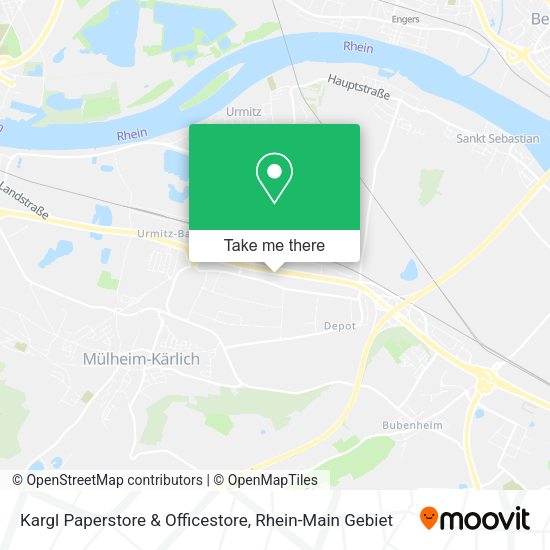 Карта Kargl Paperstore & Officestore