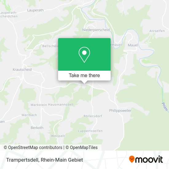 Карта Trampertsdell