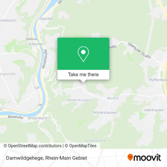 Карта Damwildgehege