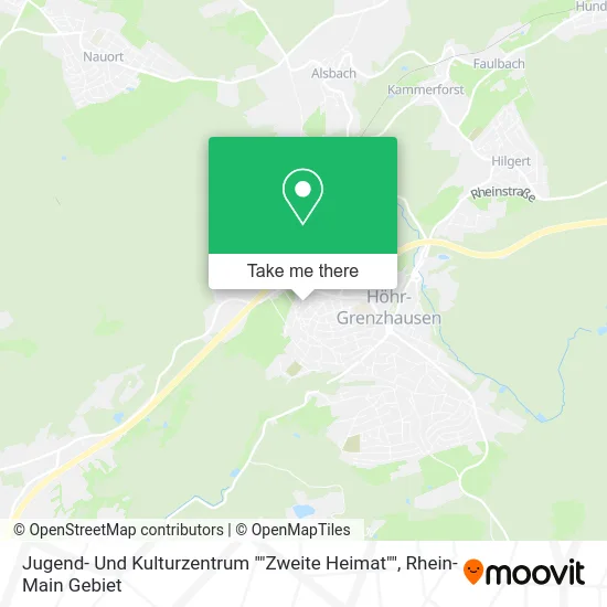 Карта Jugend- Und Kulturzentrum ""Zweite Heimat""