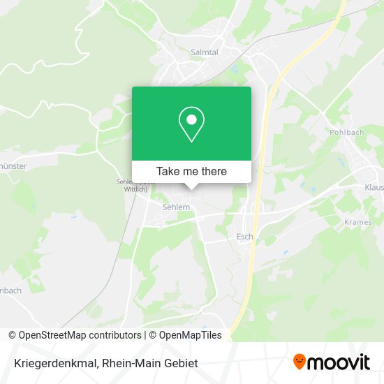 Карта Kriegerdenkmal