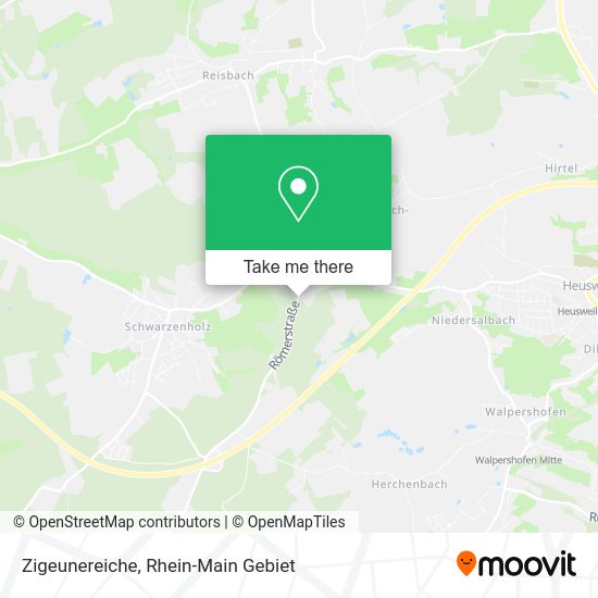 Карта Zigeunereiche