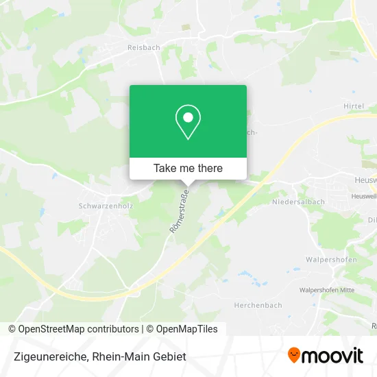 Карта Zigeunereiche