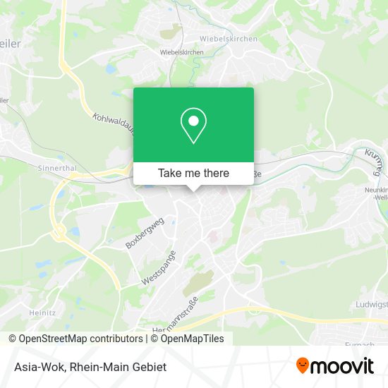 Карта Asia-Wok