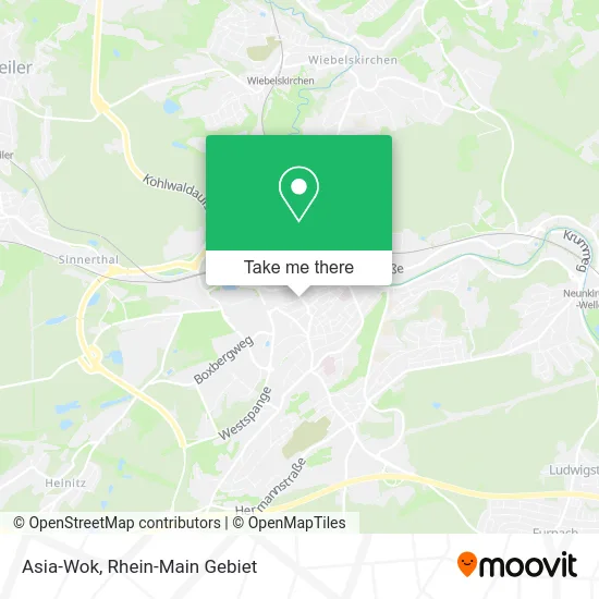 Карта Asia-Wok