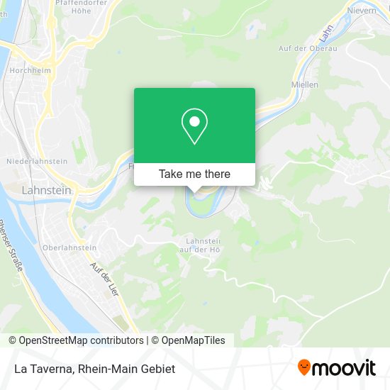Карта La Taverna