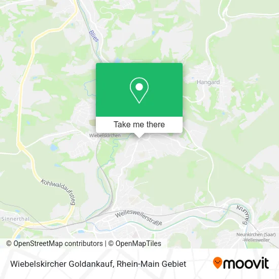Карта Wiebelskircher Goldankauf
