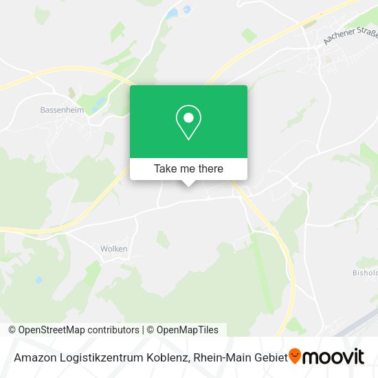 Карта Amazon Logistikzentrum Koblenz