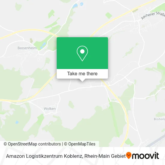 Карта Amazon Logistikzentrum Koblenz