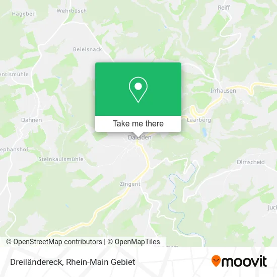 Dreiländereck map