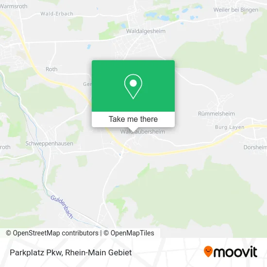 Карта Parkplatz Pkw