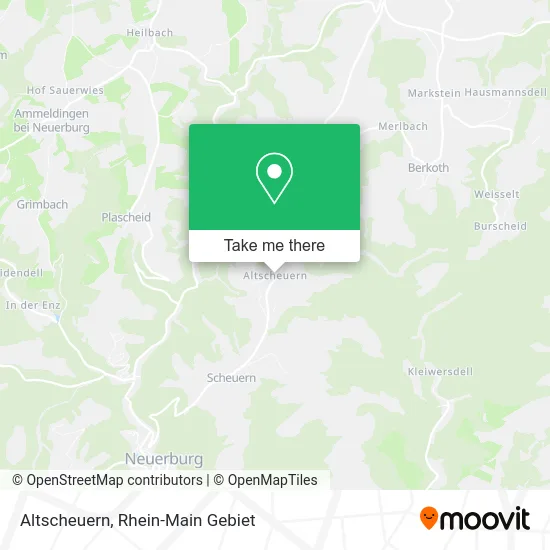 Altscheuern map