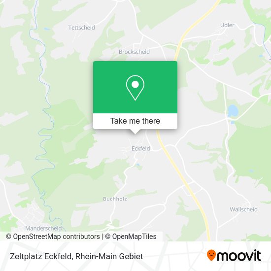 Карта Zeltplatz Eckfeld