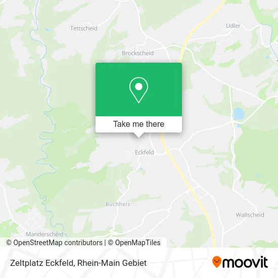Карта Zeltplatz Eckfeld