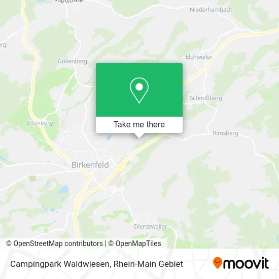 Карта Campingpark Waldwiesen