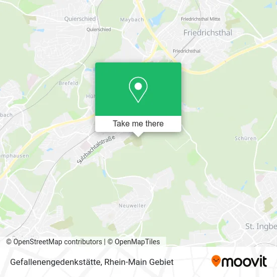 Карта Gefallenengedenkstätte