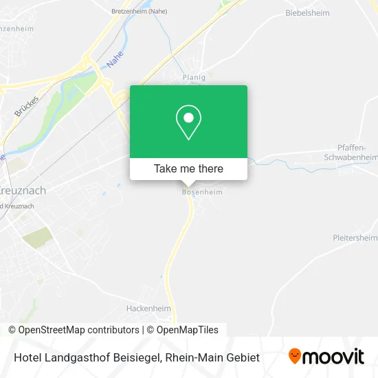 Карта Hotel Landgasthof Beisiegel