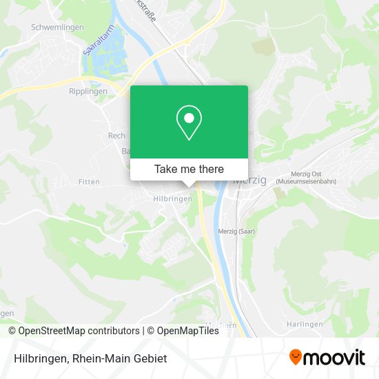 Карта Hilbringen