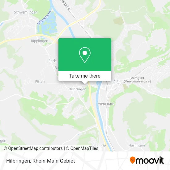 Карта Hilbringen