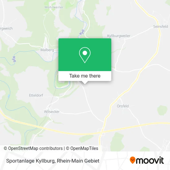 Карта Sportanlage Kyllburg