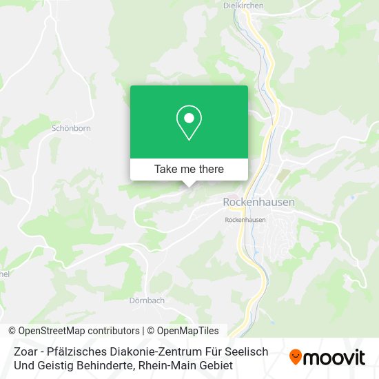 Карта Zoar - Pfälzisches Diakonie-Zentrum Für Seelisch Und Geistig Behinderte