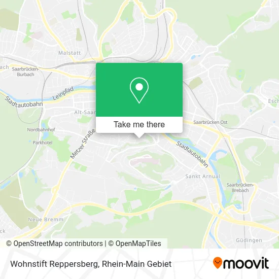 Карта Wohnstift Reppersberg