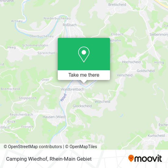 Карта Camping Wiedhof