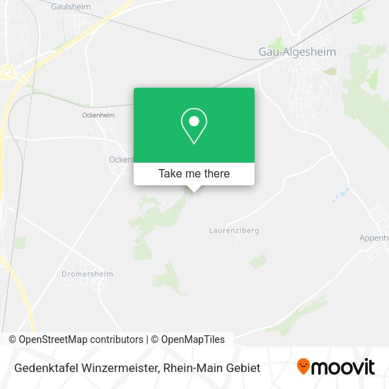 Карта Gedenktafel Winzermeister