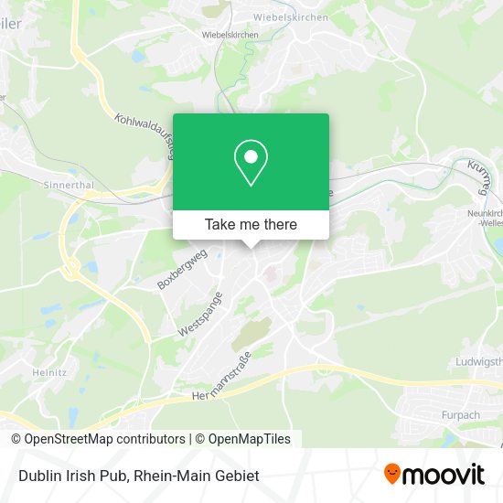 Карта Dublin Irish Pub