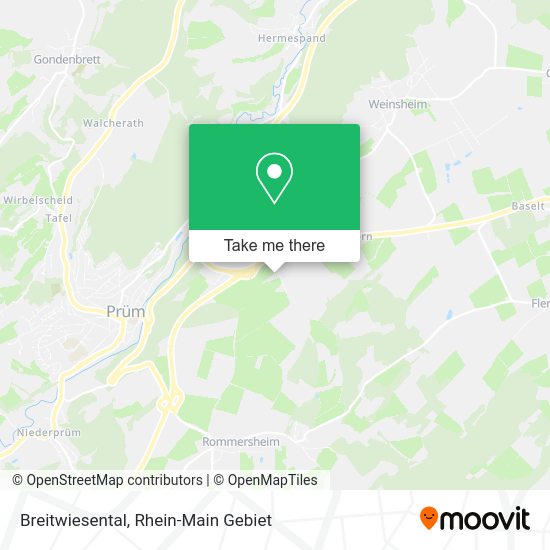 Карта Breitwiesental