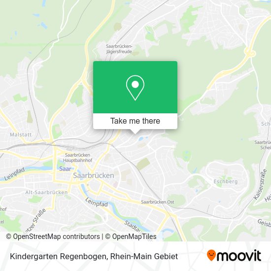 Карта Kindergarten Regenbogen