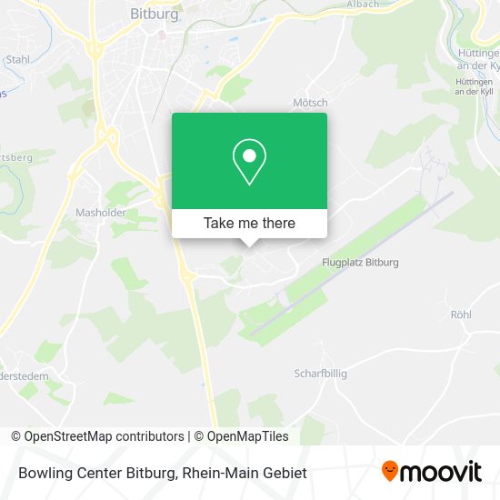 Карта Bowling Center Bitburg